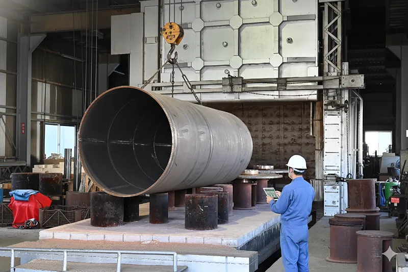 製缶品の応力除去焼鈍に対応